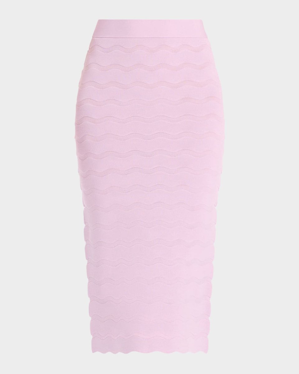 Eloise Wavy Midi Pencil Skirt